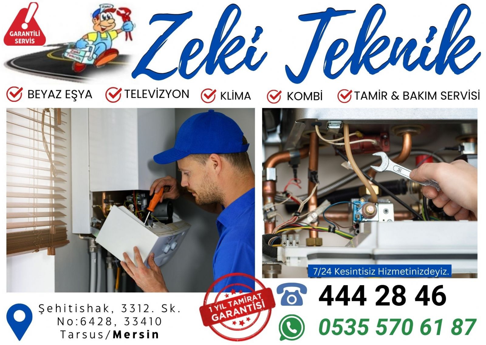 Tarsus Kombi Bakımı Petek Temizleme 